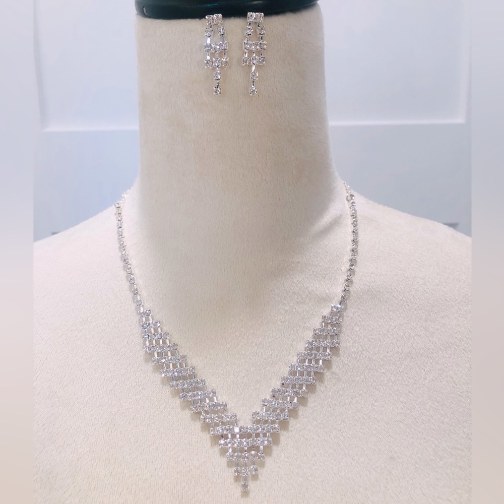 Czech Crystal Bridal Jewelry Set